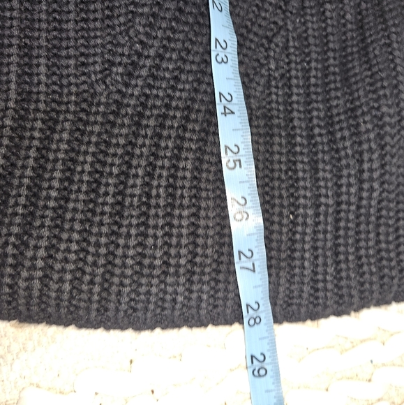 NWT! Cotton Sweater Shaker Stitch Mock Neck Women's XXL Black Fisherman NEW - Picture 13 of 13
